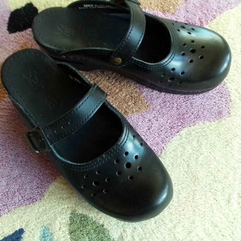 NWOT Sanita Mary Jane Clogs